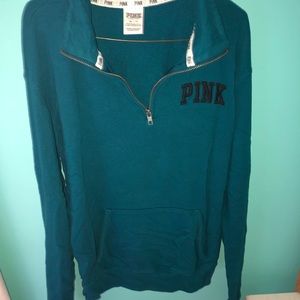 Pink 3/4 zip up